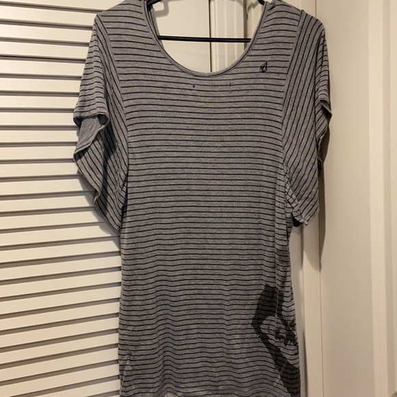 Striped Volcom Fashion Tee - Picture 3 of 4